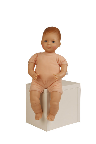 Schildkröt Manufaktur Puppe Schlenkerle 37 cm mit Malhaar und braunen Malaugen, Kleidung Erdbeere Discount Store für neue Produkte