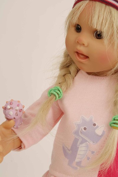 Schildkröt Manufaktur Puppe Müller-Wichtel Emma 30 cm blonde Haare, Drachen-Kleidung Online