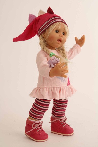 Schildkröt Manufaktur Puppe Müller-Wichtel Emma 30 cm blonde Haare, Drachen-Kleidung Online
