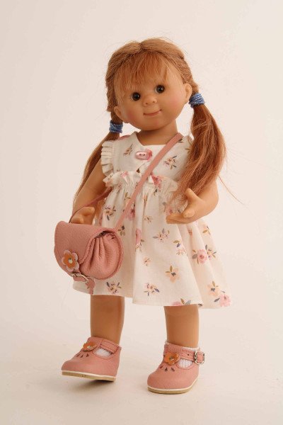 Schildkröt Manufaktur Puppe Müller-Wichtel Mona 30 cm rote Haare, Sommerkleidung Outlet