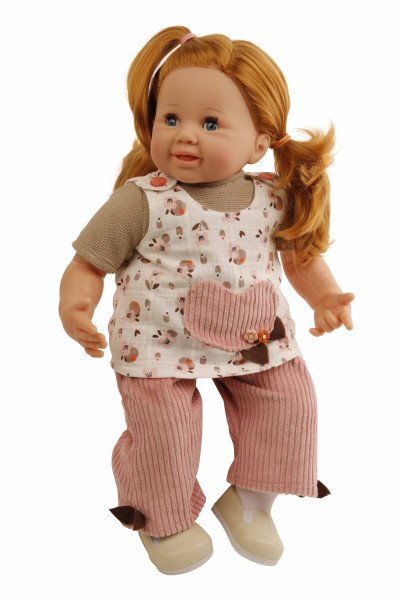 Schildkröt Manufaktur Kleidung zu Puppe 52 cm Klara/Elli/ Julchen rose/braun Große Rabatte