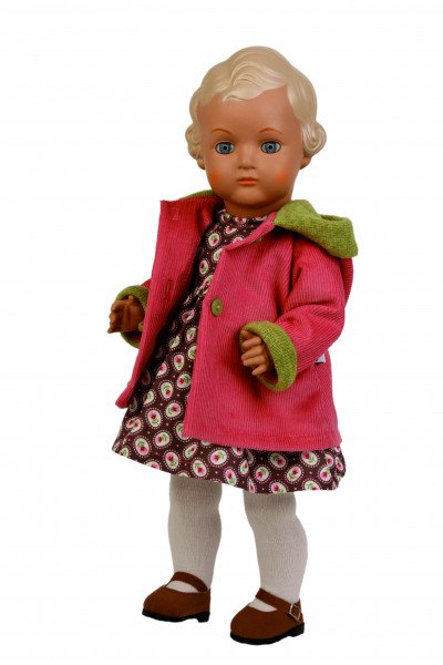 Schildkröt Manufaktur Kleidung zu Stehpuppe 41 cm Winterkleidung braun/rot/grün Begrenzte Freigabe