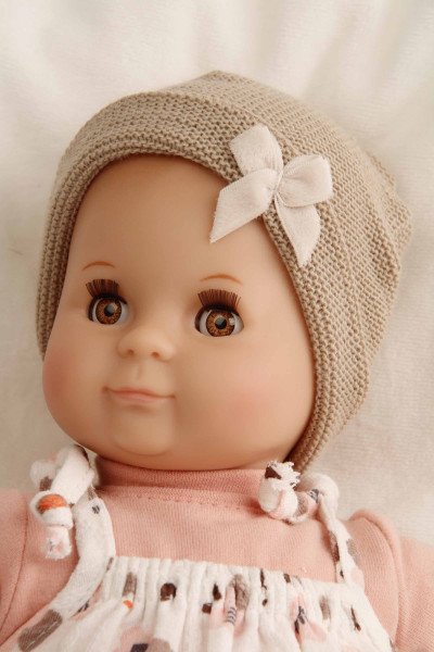 Schildkröt Manufaktur Kleidung zu Puppe Schlummerle 32 cm, Overall rose mit Kleid und Mütze Bis zu 50% Rabatt