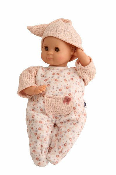 Schildkröt Manufaktur Kleidung zu Puppe Schlummerle 32 cm, Nickyoverall weiss/rose Bis zu 55% Rabatt