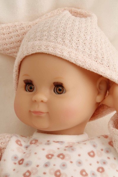 Schildkröt Manufaktur Kleidung zu Puppe Schlummerle 32 cm, Nickyoverall weiss/rose Bis zu 55% Rabatt