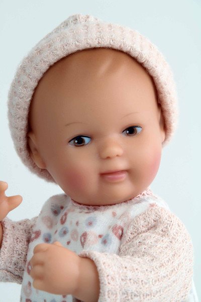 Schildkröt Manufaktur Kleidung zu Puppe Mein 1. Baby 28 cm Overall rose/weiss Super Rabatt
