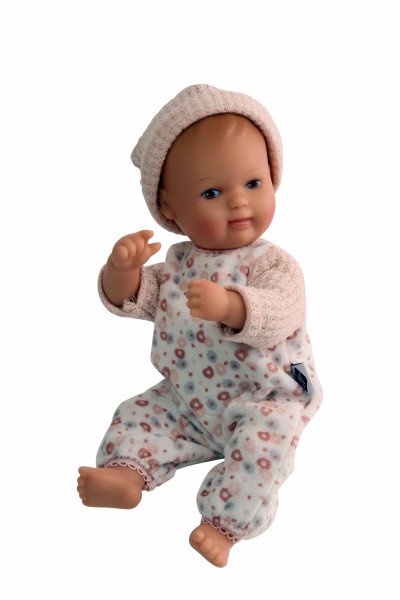 Schildkröt Manufaktur Kleidung zu Puppe Mein 1. Baby 28 cm Overall rose/weiss Super Rabatt