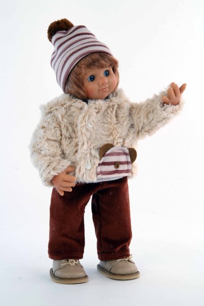 Schildkröt Manufaktur Puppe Müller-Wichtel Sam 30 cm rote Haare, Winterkleidung Valentinstagsangebot