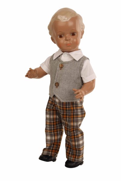 Schildkröt Manufaktur Anzug für Stehpuppe 34 bis 49 cm, braun/weiss/grau Bestseller