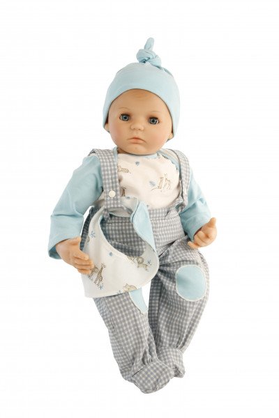 Schildkröt Manufaktur Kleidung zu Puppe 52 cm Peterle/Klara/Elli/Julchen weiss/mint/grau VIP-Rabatte
