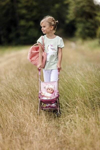 Schildkröt Manufaktur Wickeltasche rose getupft mit Wunschbestickung Letzte 3 Tage