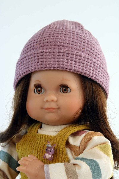 Schildkröt Manufaktur Puppe Schlummerle 32 cm braune Haare, braune Schlafaugen, Kleidung winterlich bunt Hotsell