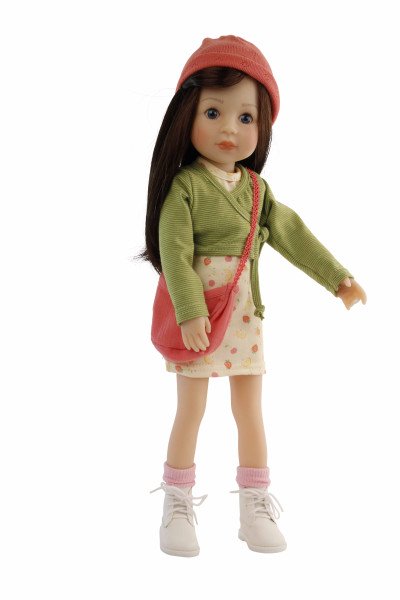 Schildkröt Manufaktur Kleidung zu Puppe Yella 46 cm gelb/grün/rot Blitzangebot