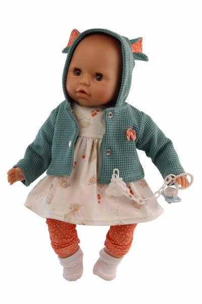 Schildkröt Manufaktur Kleidung zu Baby Amy 45 cm Mäuschendruck Räumungsverkauf