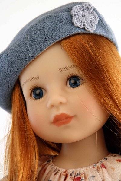 Schildkröt Manufaktur Stehpuppe Yella 46 cm rote Haare, Kleidung Hippie Super Rabatt