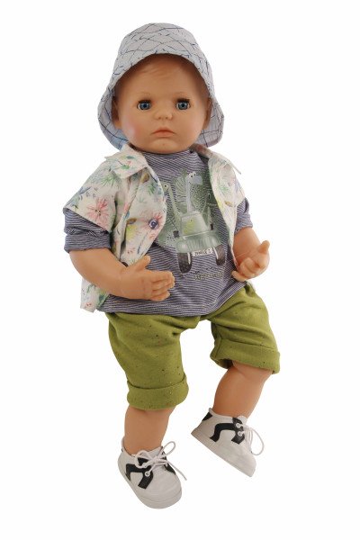 Schildkröt Manufaktur Kleidung zu Puppe 52 cm Peterle/Klara/Elli/Julchen: Dschungel-Look Clearance-Verkauf