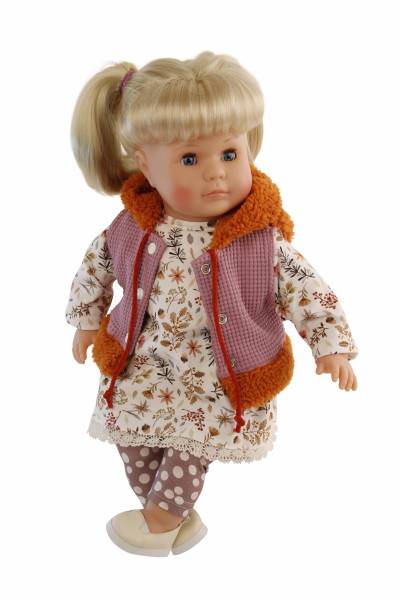 Schildkröt Manufaktur Kleidung zu Susi/Hanni/Amy 45 cm lila/weiss/braun Meist gekauft
