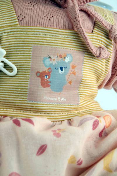 Schildkröt Manufaktur Kleidung zu Baby Amy 45 cm rose mit Früchten Günstig kaufen
