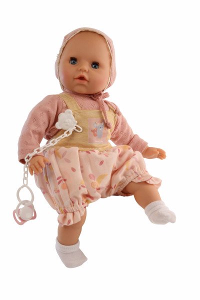 Schildkröt Manufaktur Kleidung zu Baby Amy 45 cm rose mit Früchten Günstig kaufen