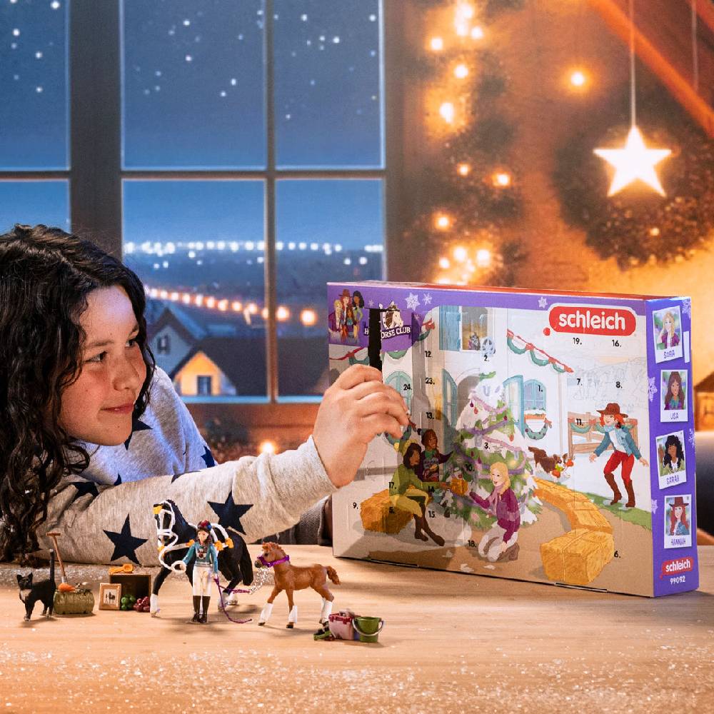 ﻿Schleich Adventskalender HORSE CLUB 2024 Letzter Tag