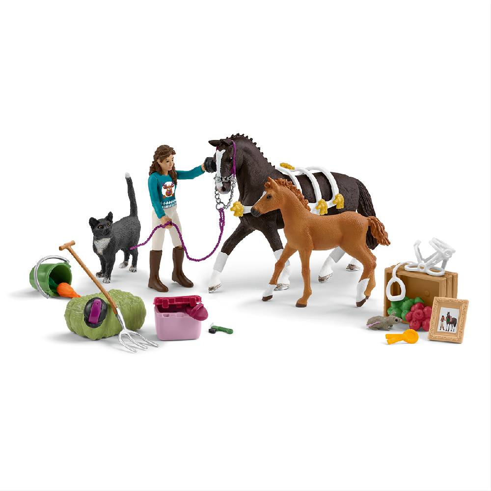 ﻿Schleich Adventskalender HORSE CLUB 2024 Letzter Tag
