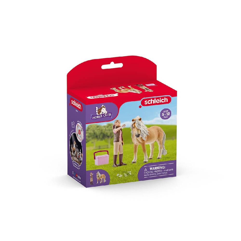 Schleich Pferdepflegerin mit Island Pony Stute Fabrikverkauf