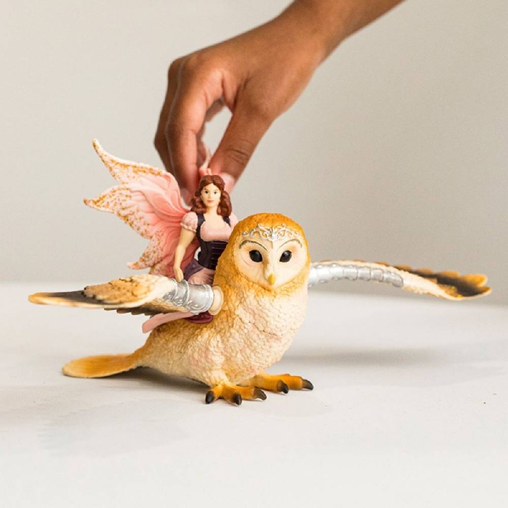 Schleich Elfe auf Glitzer-Eule Versandkostenfrei