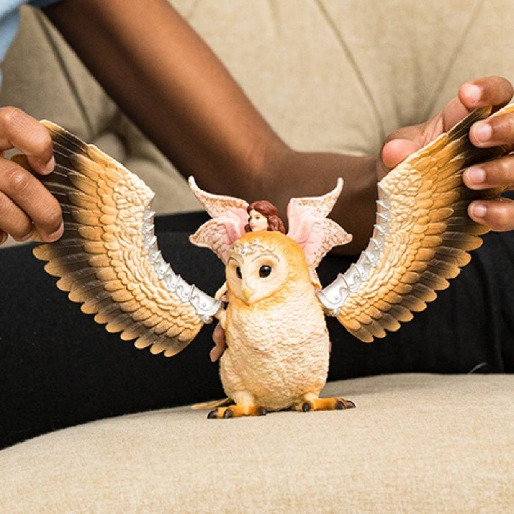 Schleich Elfe auf Glitzer-Eule Versandkostenfrei