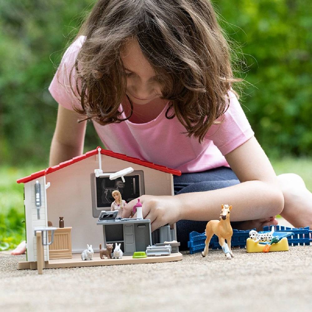 Schleich Tierarzt-Praxis mit Haustieren Nur für heute
