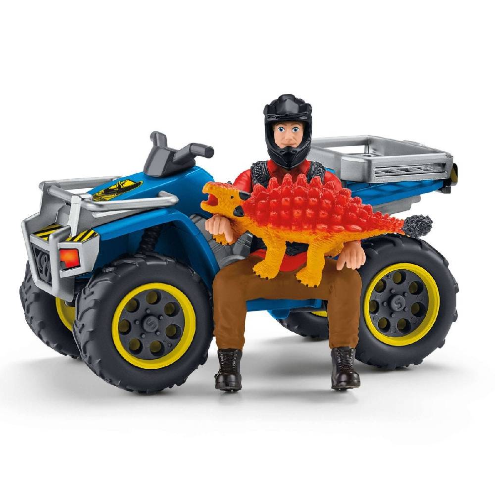Schleich Flucht auf Quad vor Velociraptor Sonderangebot