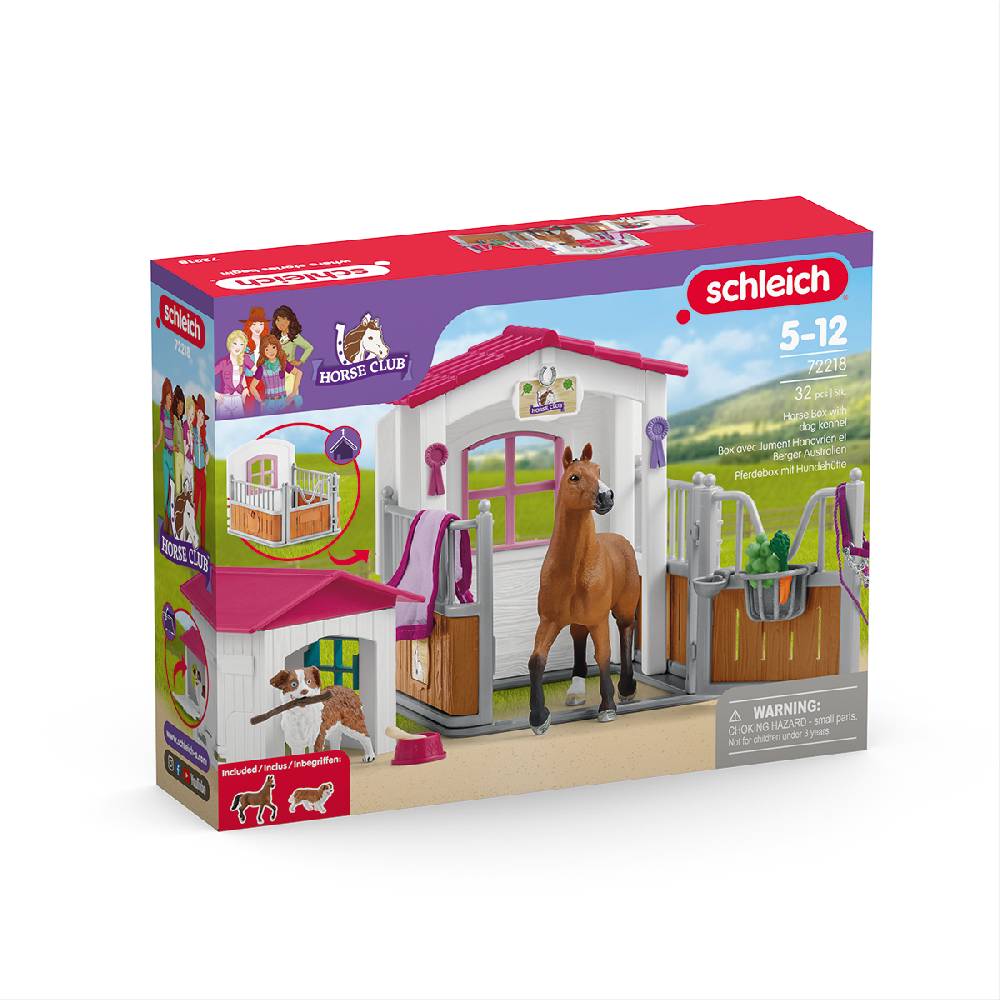 Schleich Pferdebox mit Hundehütte Neueste Stile