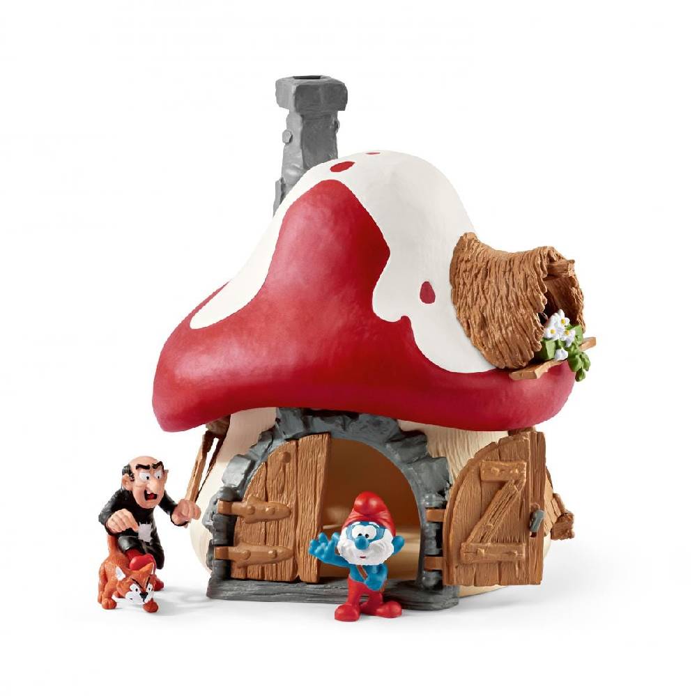Schleich Schlumpf Haus mit 2 Figuren Begrenzte Freigabe