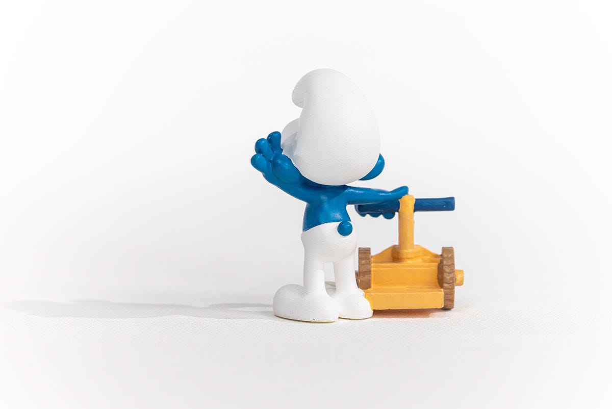 Schleich Speedy Schlumpf Letzter Tag
