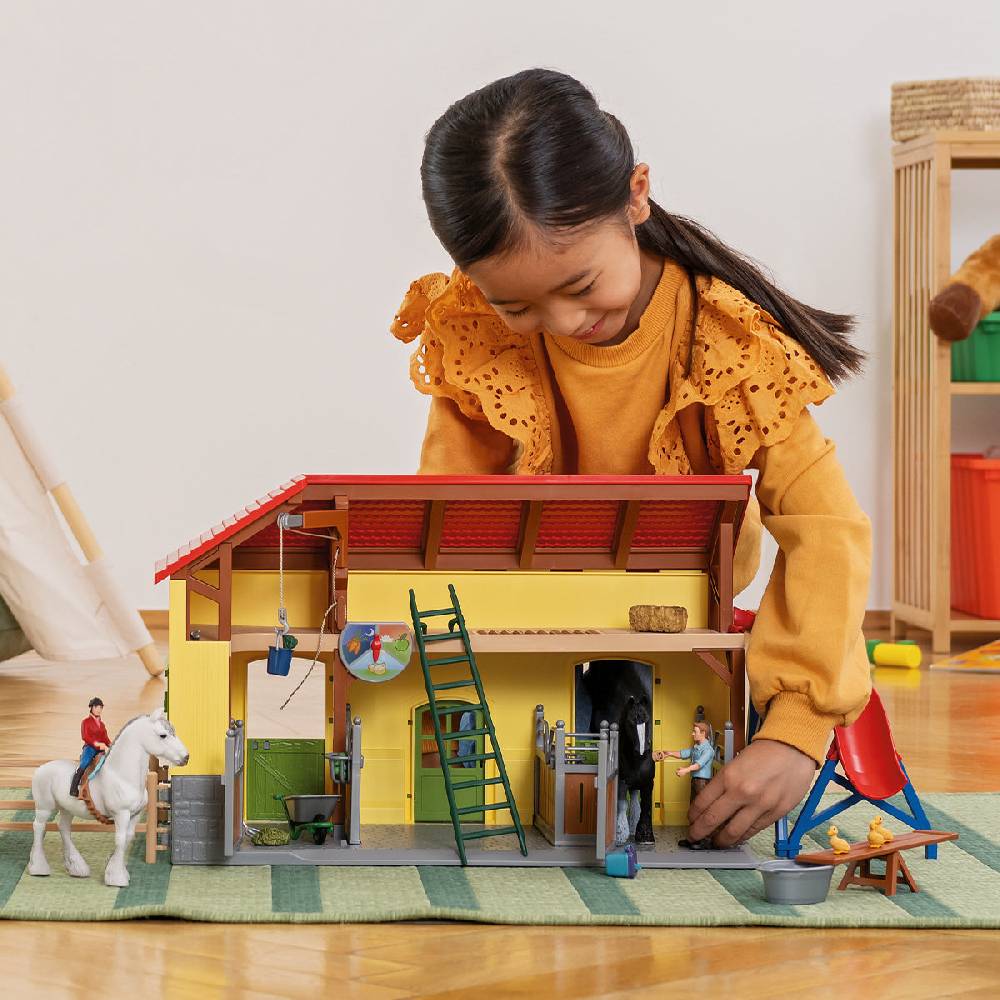 Schleich Pferdestall Auslauf