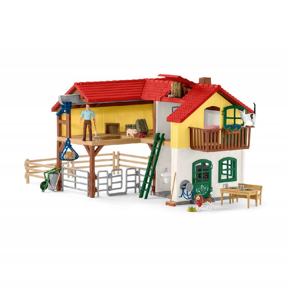Schleich Bauernhaus mit Stall und Tieren Verkauf