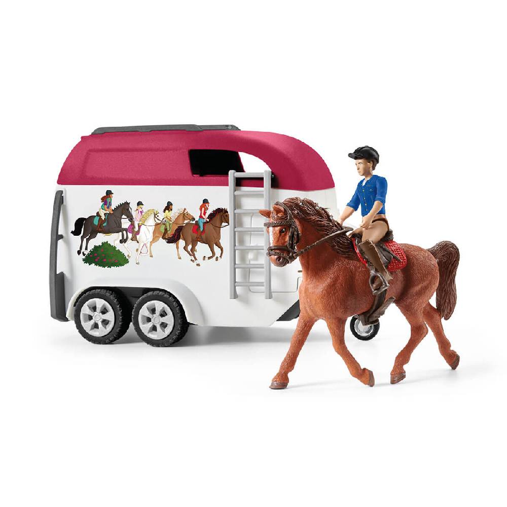 Schleich Abenteuer mit Auto und Pferdeanhänger Günstiger Verkauf