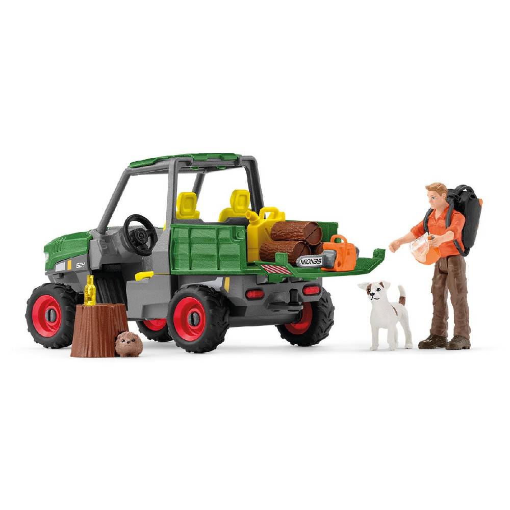 Schleich Waldbauer mit Fahrzeug Vatertagsangebot