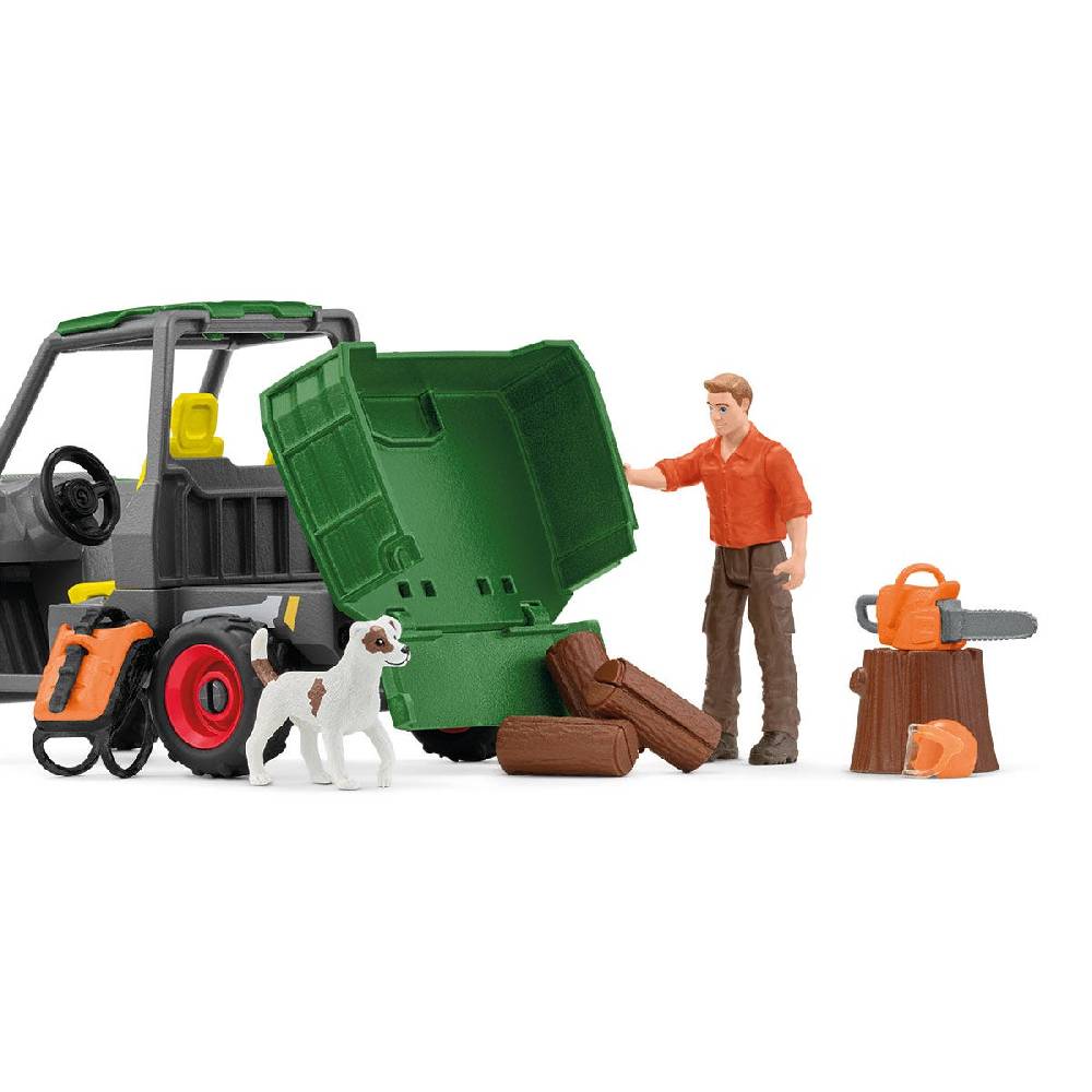 Schleich Waldbauer mit Fahrzeug Vatertagsangebot