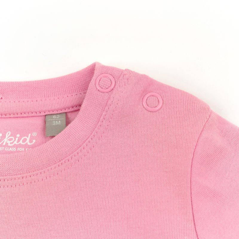 Sigikid Rosa Baby T-Shirt mit Herzchen Stickerei Riesige Rabatte