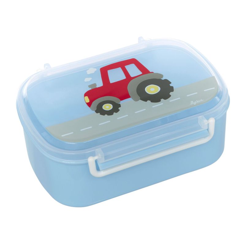 Sigikid Kinder Set 400 ml Edelstahl-Trinkflasche und Brotbox, Traktor Fabrikpreis