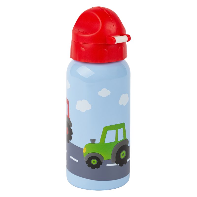 Sigikid Kinder Set 400 ml Edelstahl-Trinkflasche und Brotbox, Traktor Fabrikpreis