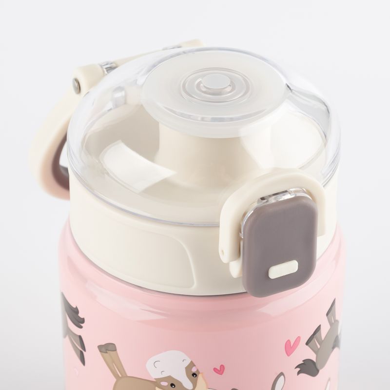 Sigikid Kinder Set 400 ml Edelstahl-Trinkflasche und Brotbox, Pony Rabatt