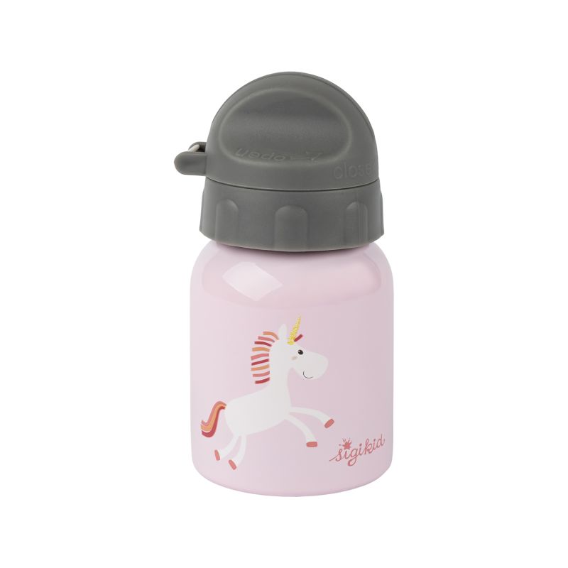 Sigikid Kinder Set 250 ml Edelstahl-Trinkflasche und Brotbox, Einhorn Begrenztes Angebot