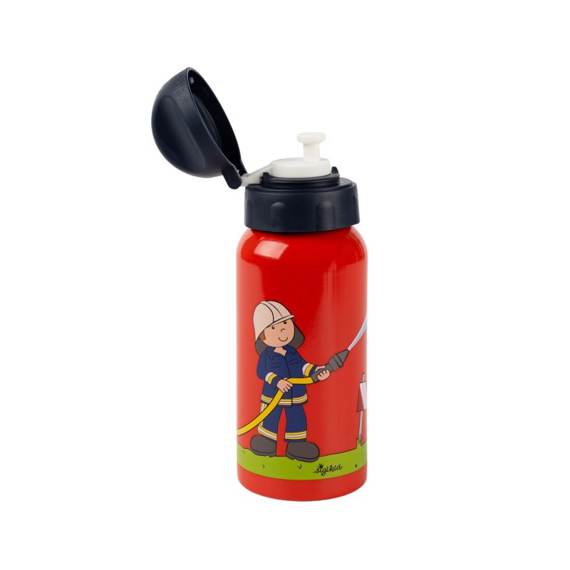 Sigikid Kinder Edelstahl-Trinkflasche Feuerwehrmann Frido Firefighter Exklusivangebot