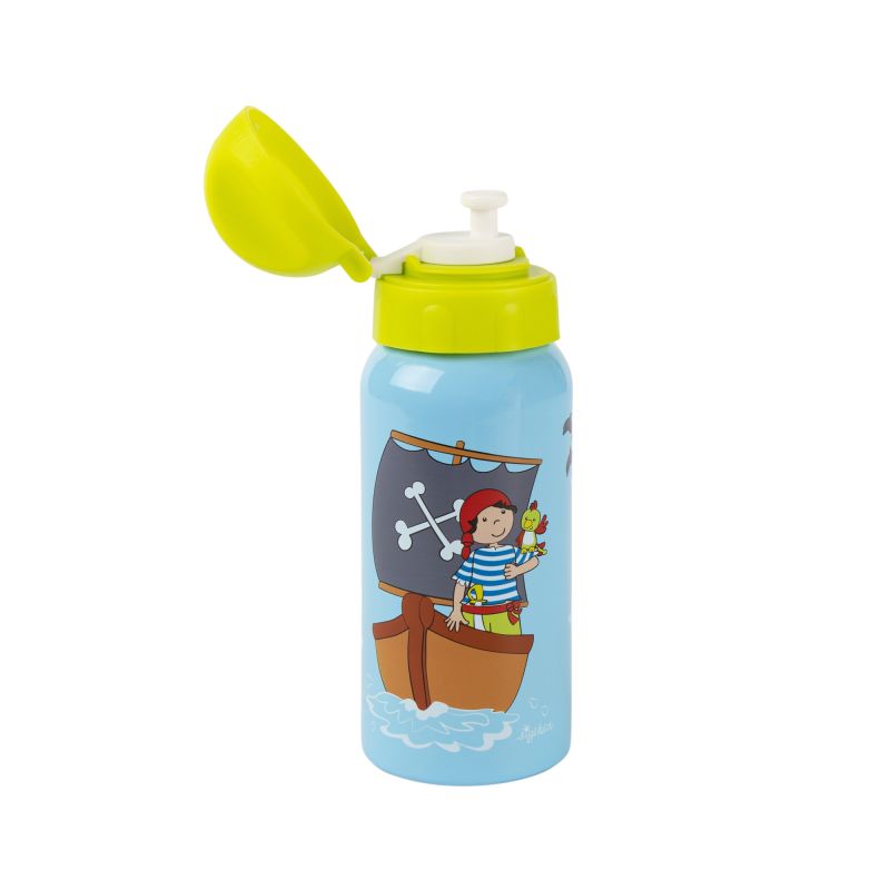 Sigikid Kinder Edelstahl-Trinkflasche Pirat Sammy Samoa Black Friday