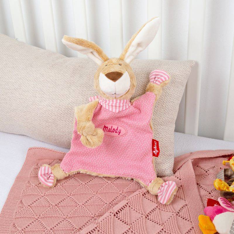 Sigikid Namensschnuffeltuch Hase rosa Wochenangebot
