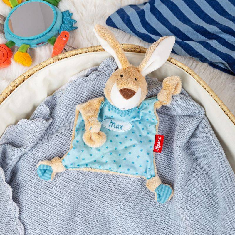 Sigikid Namensschnuffeltuch Hase türkis Begrenzte Freigabe