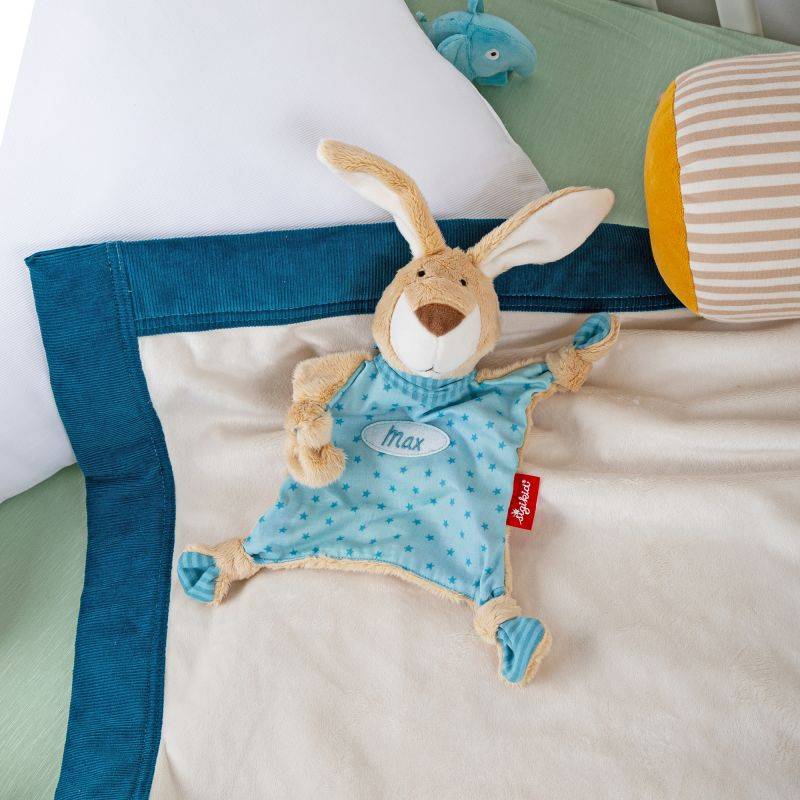 Sigikid Namensschnuffeltuch Hase türkis Begrenzte Freigabe