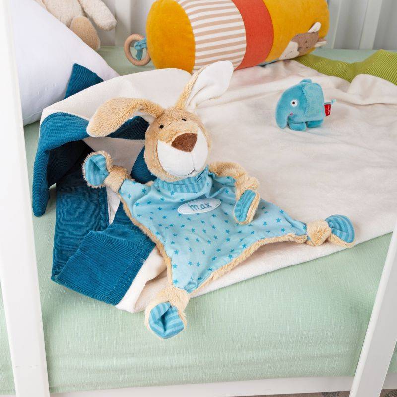 Sigikid Namensschnuffeltuch Hase türkis Begrenzte Freigabe