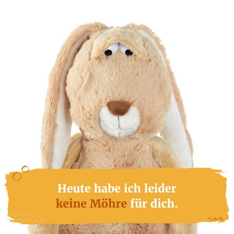 Sigikid Sweety Kuscheltier Hase, Mimik-Tiere Begrenzt auf 3 Tage
